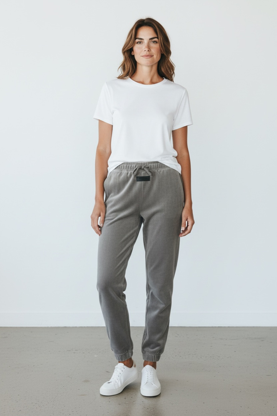 Fear of God Essentials Velour Jogger Size XXL Grey